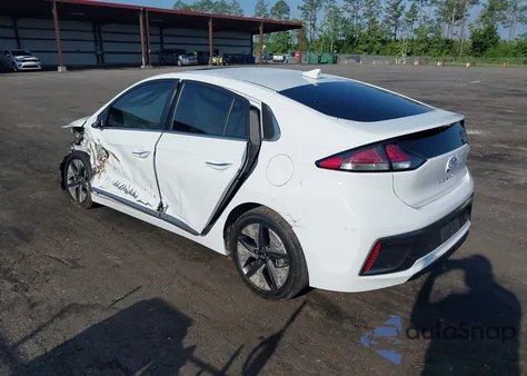 2021 Hyundai Ioniq Hybrid Limited из США, поврежденный, VIN KMHC05LC4MU255129